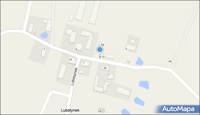 Lubstynek, Lubstynek, 5, mapa Lubstynek
