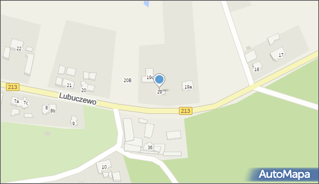 Lubuczewo, Lubuczewo, 19, mapa Lubuczewo