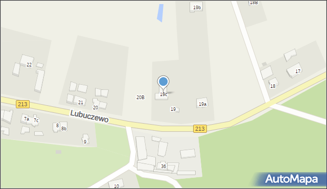 Lubuczewo, Lubuczewo, 19c, mapa Lubuczewo