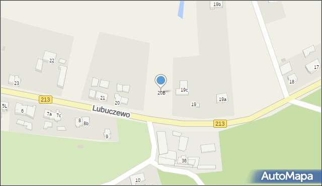 Lubuczewo, Lubuczewo, 20B, mapa Lubuczewo