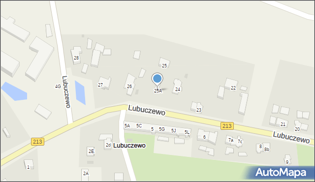 Lubuczewo, Lubuczewo, 25A, mapa Lubuczewo