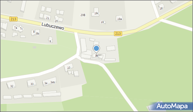 Lubuczewo, Lubuczewo, 36, mapa Lubuczewo