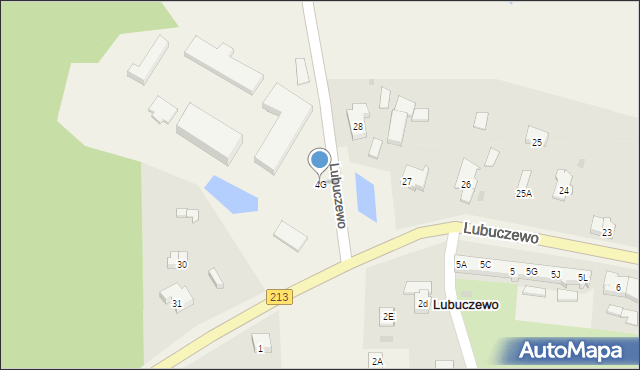 Lubuczewo, Lubuczewo, 4G, mapa Lubuczewo
