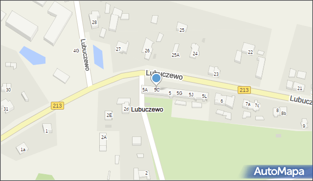 Lubuczewo, Lubuczewo, 5C, mapa Lubuczewo