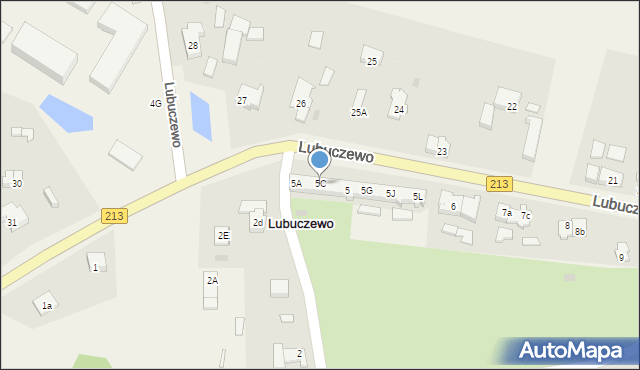 Lubuczewo, Lubuczewo, 5C, mapa Lubuczewo