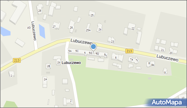 Lubuczewo, Lubuczewo, 5H, mapa Lubuczewo