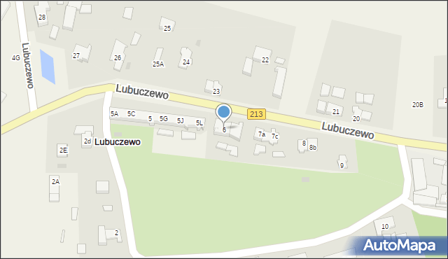 Lubuczewo, Lubuczewo, 6, mapa Lubuczewo