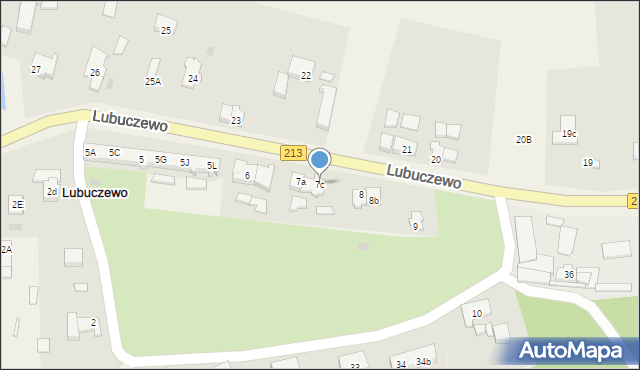 Lubuczewo, Lubuczewo, 7c, mapa Lubuczewo