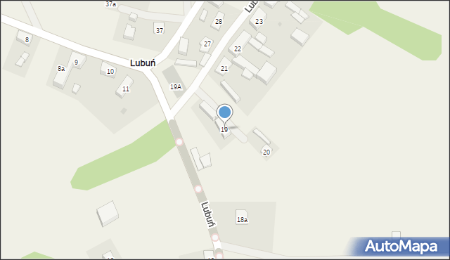 Lubuń, Lubuń, 19, mapa Lubuń