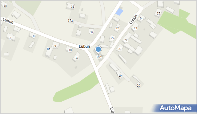 Lubuń, Lubuń, 19A, mapa Lubuń