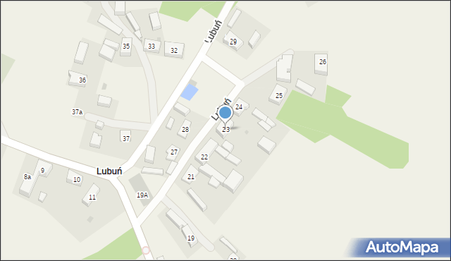 Lubuń, Lubuń, 23, mapa Lubuń