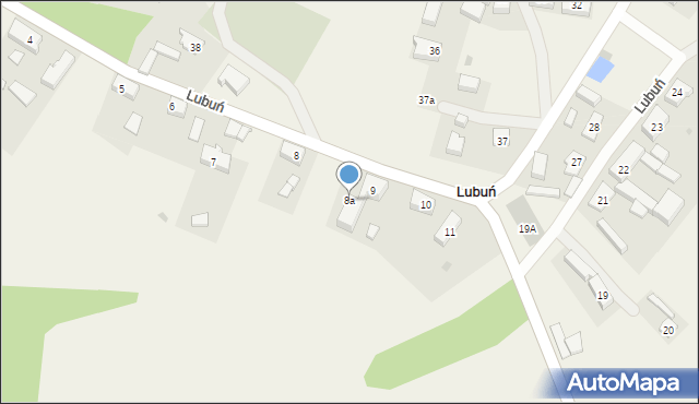 Lubuń, Lubuń, 8a, mapa Lubuń