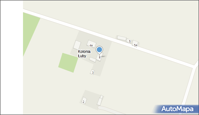 Łuby, Łuby, 4, mapa Łuby