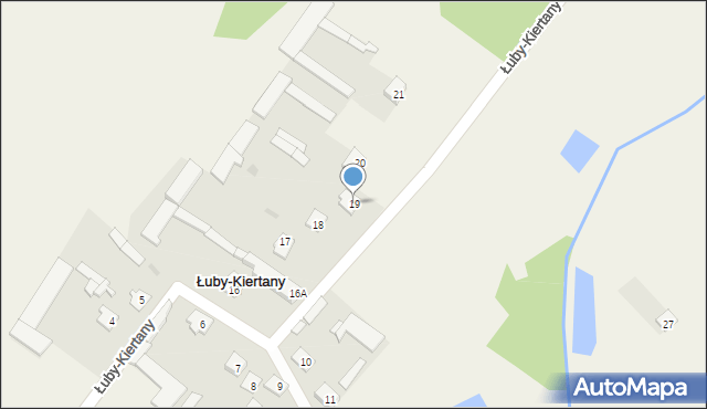 Łuby-Kiertany, Łuby-Kiertany, 19, mapa Łuby-Kiertany