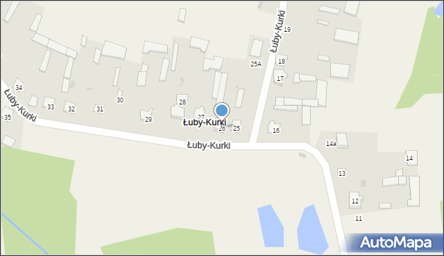 Łuby-Kurki, Łuby-Kurki, 26, mapa Łuby-Kurki