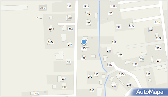 Lubzina, Lubzina, 285c, mapa Lubzina