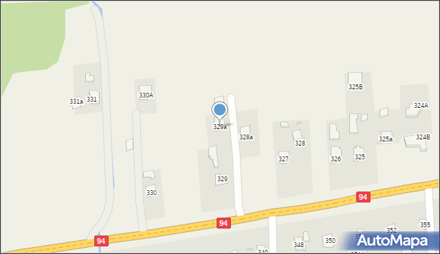 Lubzina, Lubzina, 329a, mapa Lubzina