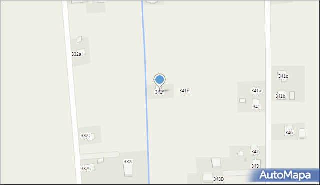 Lubzina, Lubzina, 341f, mapa Lubzina