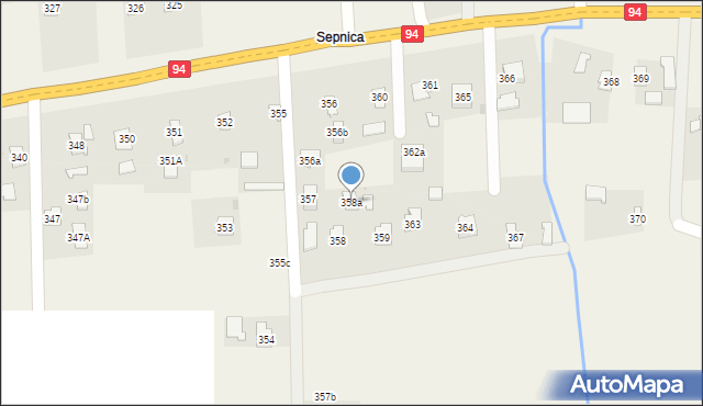 Lubzina, Lubzina, 358a, mapa Lubzina