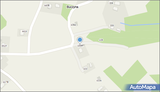 Lubzina, Lubzina, 433A, mapa Lubzina