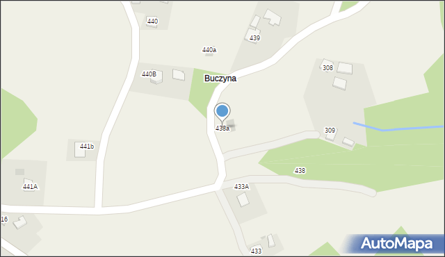 Lubzina, Lubzina, 438a, mapa Lubzina