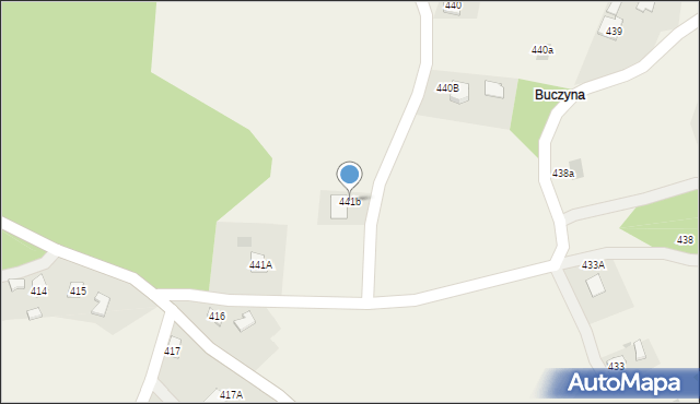 Lubzina, Lubzina, 441b, mapa Lubzina