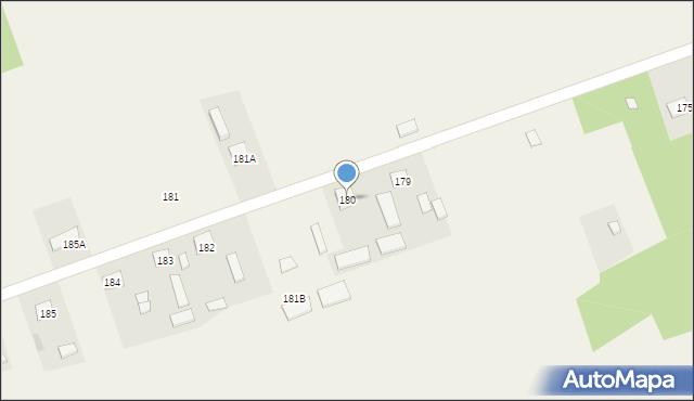 Luchów Górny, Luchów Górny, 180, mapa Luchów Górny