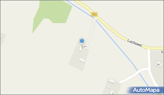 Luchowo, Luchowo, 1, mapa Luchowo