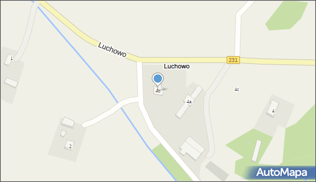 Luchowo, Luchowo, 4b, mapa Luchowo
