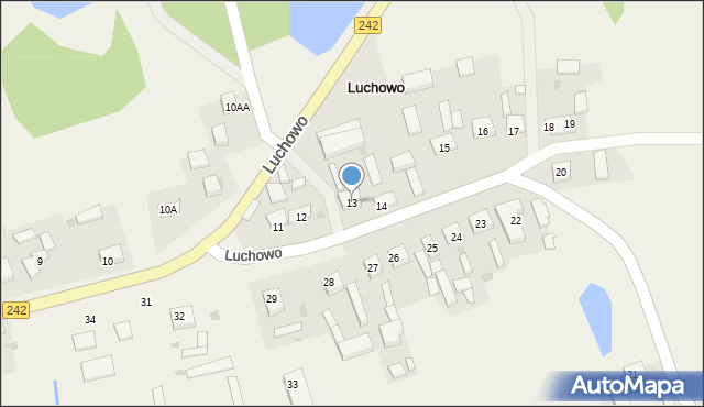 Luchowo, Luchowo, 13, mapa Luchowo