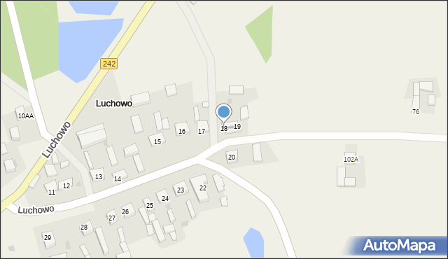 Luchowo, Luchowo, 18, mapa Luchowo