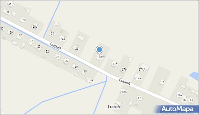 Lucień, Lucień, 17d, mapa Lucień