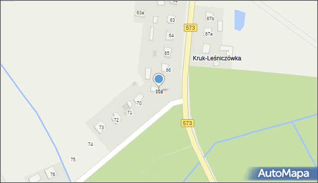 Lucień, Lucień, 66a, mapa Lucień