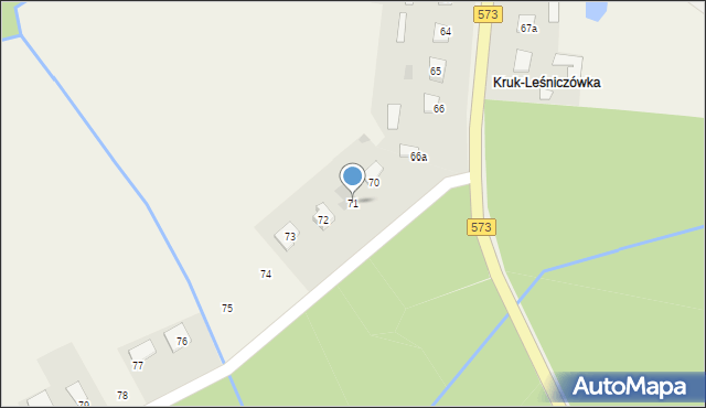 Lucień, Lucień, 71, mapa Lucień