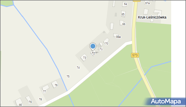 Lucień, Lucień, 72, mapa Lucień