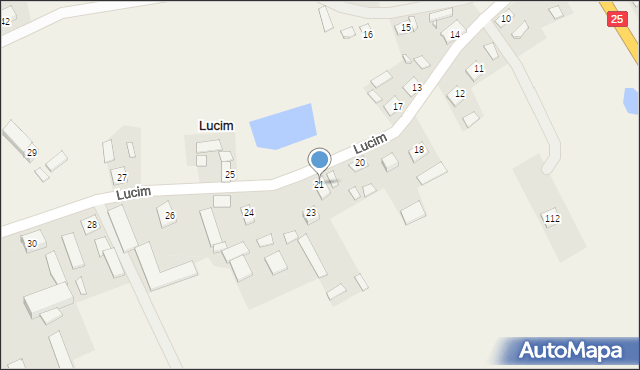 Lucim, Lucim, 21, mapa Lucim