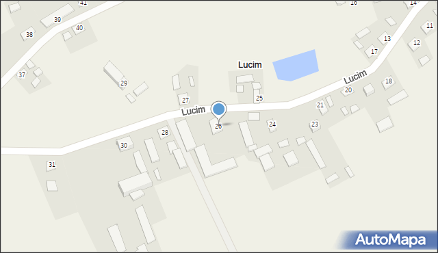 Lucim, Lucim, 26, mapa Lucim