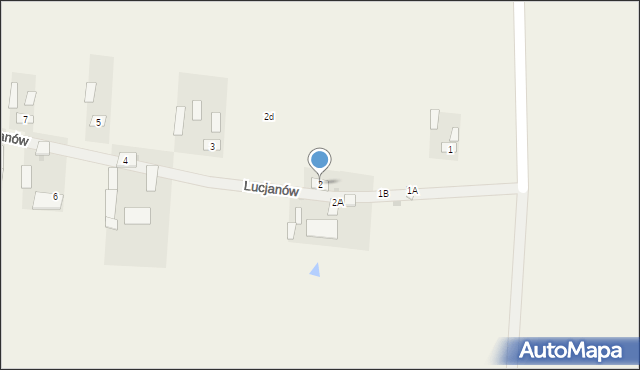 Lucjanów, Lucjanów, 2, mapa Lucjanów