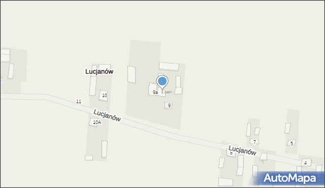 Lucjanów, Lucjanów, 9b, mapa Lucjanów