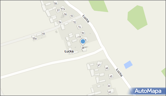 Łucka, Łucka, 48, mapa Łucka