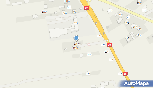 Łucka-Kolonia, Łucka-Kolonia, 125A, mapa Łucka-Kolonia