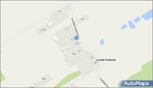Łucka-Kolonia, Łucka-Kolonia, 54, mapa Łucka-Kolonia