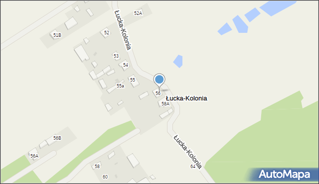 Łucka-Kolonia, Łucka-Kolonia, 57, mapa Łucka-Kolonia