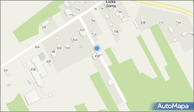 Łucka-Kolonia, Łucka-Kolonia, 81B, mapa Łucka-Kolonia