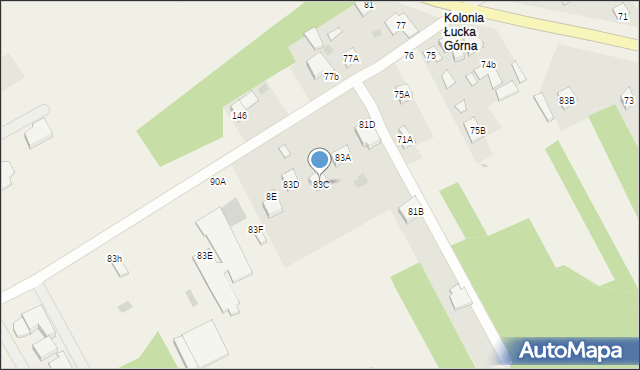 Łucka-Kolonia, Łucka-Kolonia, 83C, mapa Łucka-Kolonia