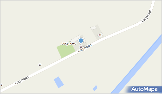 Lucynowo, Lucynowo, 11, mapa Lucynowo