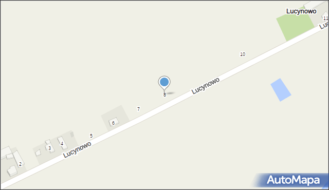 Lucynowo, Lucynowo, 8, mapa Lucynowo