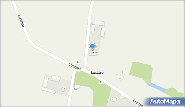 Łuczaje, Łuczaje, 12, mapa Łuczaje