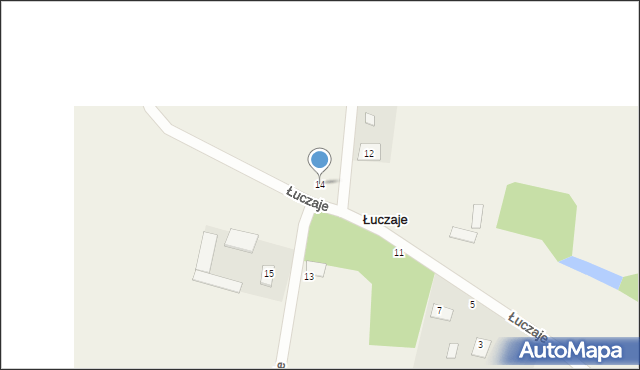 Łuczaje, Łuczaje, 14, mapa Łuczaje