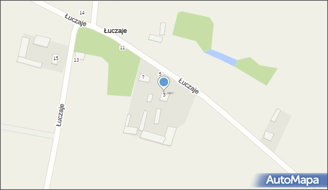 Łuczaje, Łuczaje, 3, mapa Łuczaje